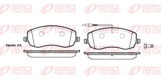 Brake Pad Set, disc brake (1393 02)