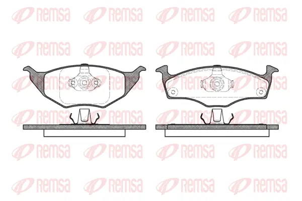 Brake Pad Set, disc brake (0718 00)