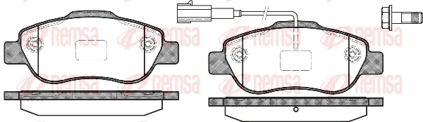 Brake Pad Set, disc brake (1100 11)