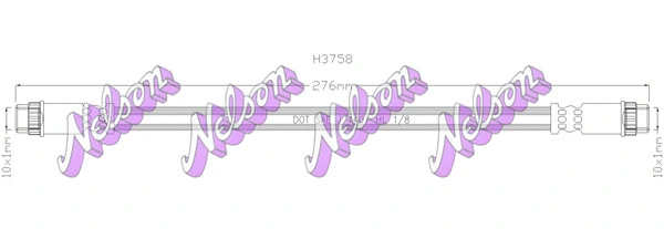 Brake Hose (H3758)