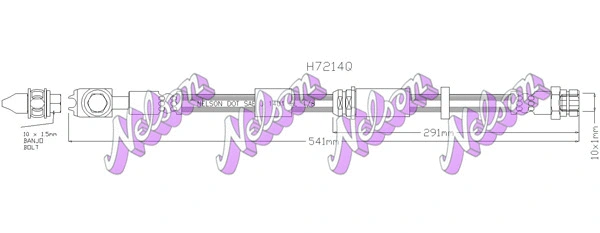 Brake Hose (H7214Q)