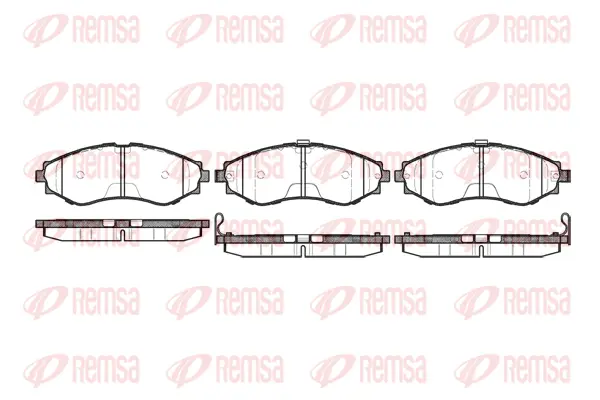 Brake Pad Set, disc brake (0645 32)
