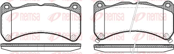 Brake Pad Set, disc brake (1192 12)