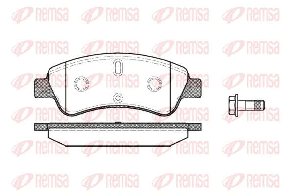 Brake Pad Set, disc brake (0840 10)