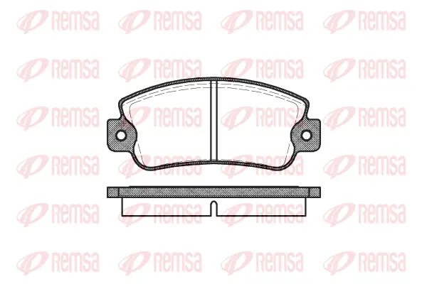 Brake Pad Set, disc brake (0025 20)