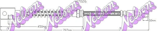 Brake Hose (H7026)