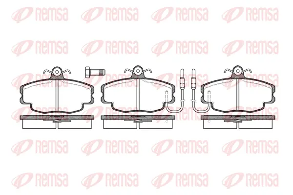 Brake Pad Set, disc brake (0141 02)