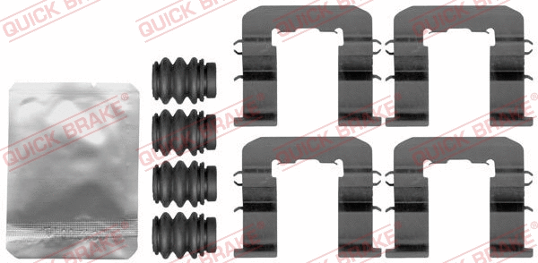 Accessory Kit, disc brake pad (109-1893)