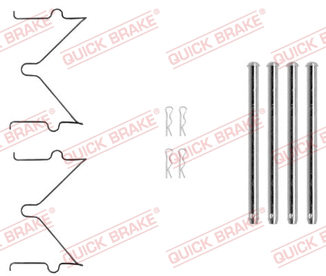 Accessory Kit, disc brake pad (109-0040)