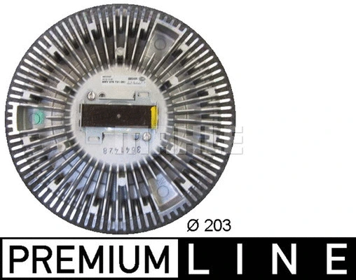 Clutch, radiator fan