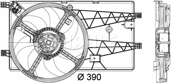 Fan, engine cooling