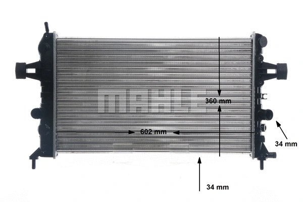 Radiator, engine cooling