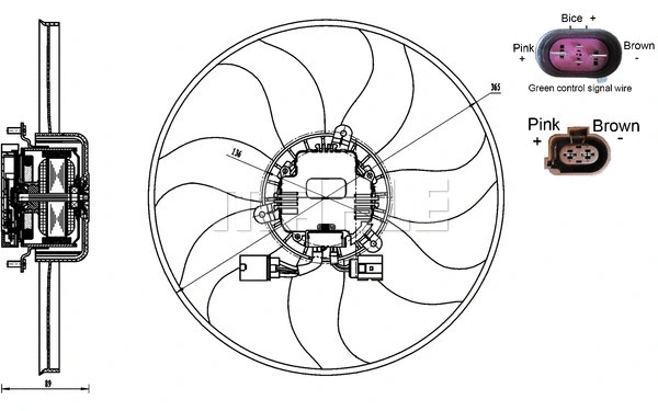 Fan, engine cooling