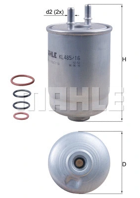 Fuel Filter (KL 485/16D)