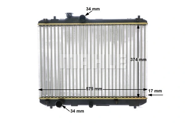Radiator, engine cooling