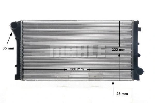 Radiator, engine cooling