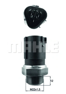 Temperature Switch, radiator fan (TSW 62)