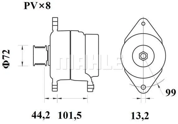 Alternator (MG 1019)