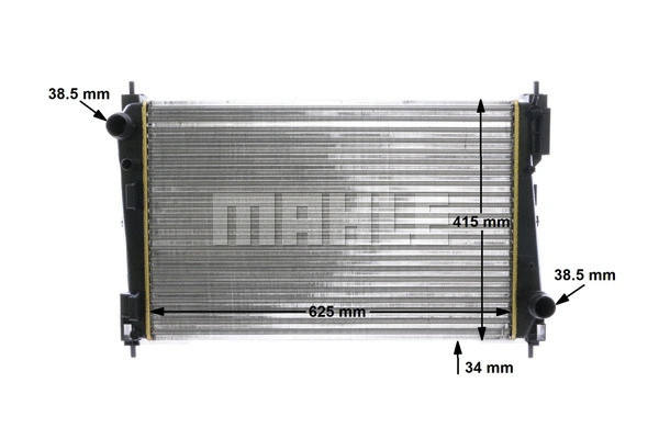 Radiator, engine cooling