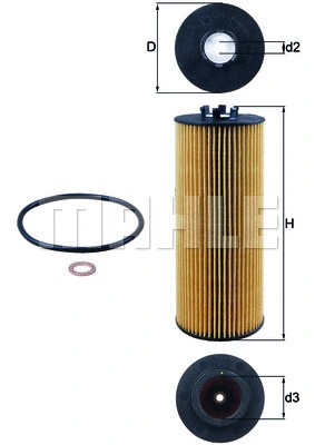 Oil Filter (OX 164D)