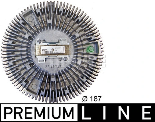 Clutch, radiator fan