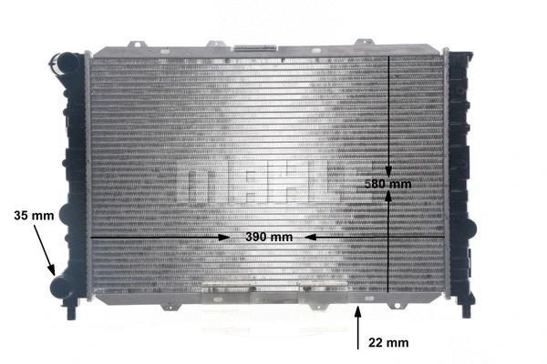 Radiator, engine cooling