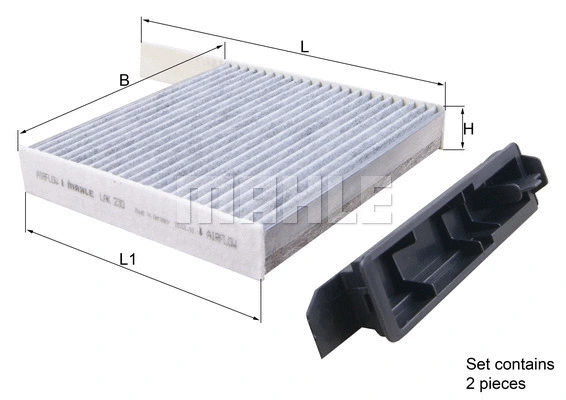 Filter, cabin air (LAK 230)
