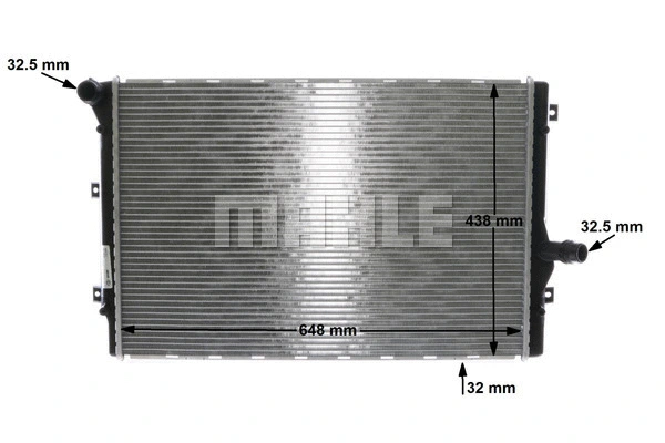 Radiator, engine cooling