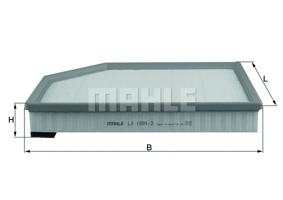 Air Filter (LX 1591/2)