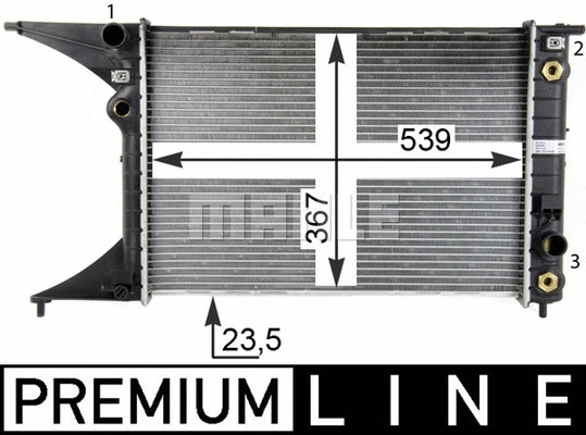 Radiator, engine cooling