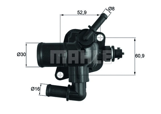 Thermostat, coolant (TI 251 88D)