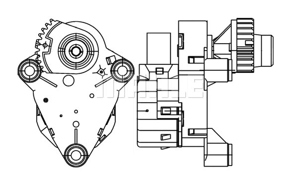Actuator, blending flap