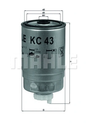 Fuel Filter (KC 43)
