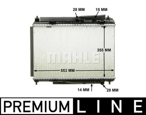 Radiator, engine cooling