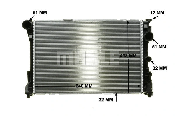 Radiator, engine cooling