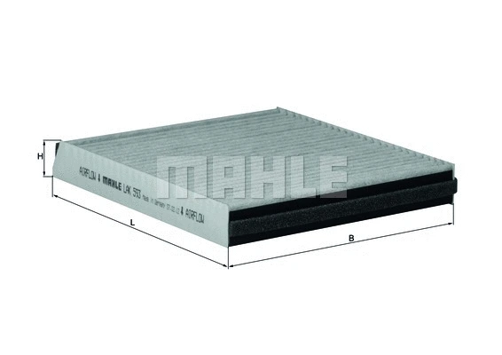 Filter, cabin air (LAK 593)