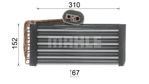 Evaporator, air conditioning