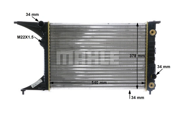 Radiator, engine cooling