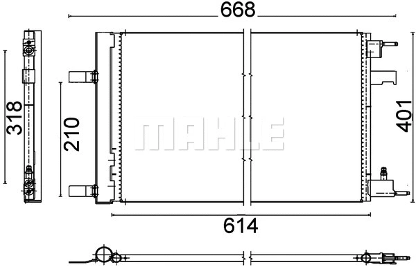 Condenser, air conditioning