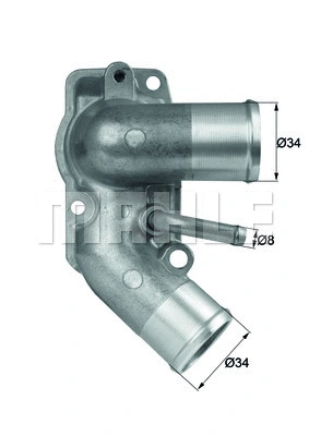 Thermostat, coolant (TI 49 92D)