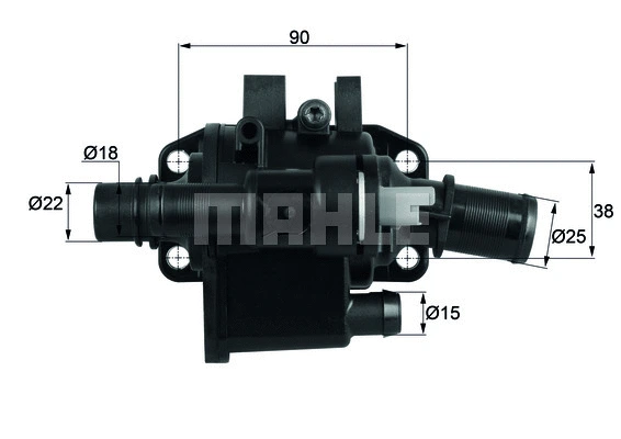 Thermostat, coolant (TH 42 83)