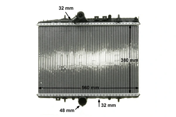 Radiator, engine cooling