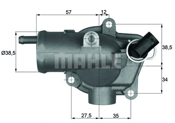 Thermostat, coolant (TI 30 92)