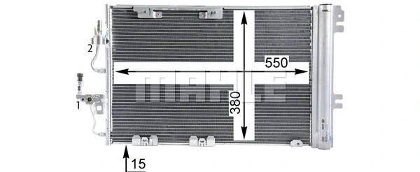 Condenser, air conditioning