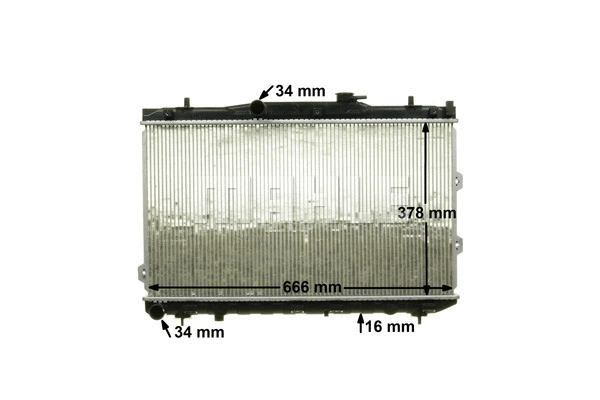 Radiator, engine cooling