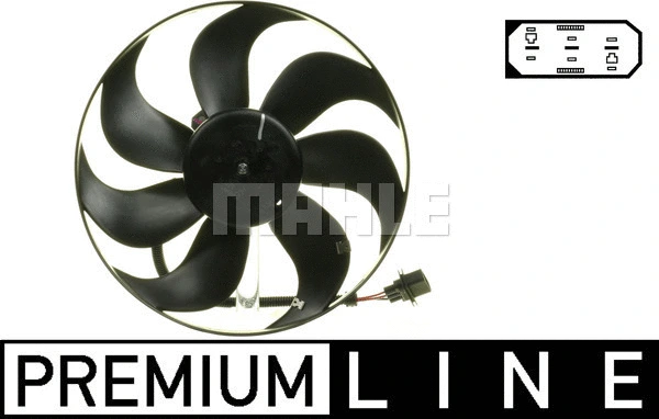 Fan, engine cooling (CFF 8 000P)