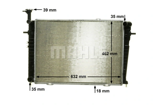Radiator, engine cooling