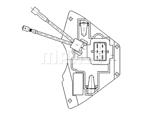 Regulator, interior blower (ABR 31 000P)
