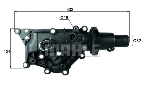 Thermostat, coolant (TH 59 89)