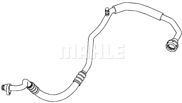 Low Pressure Line, air conditioning (AP 106 000P)